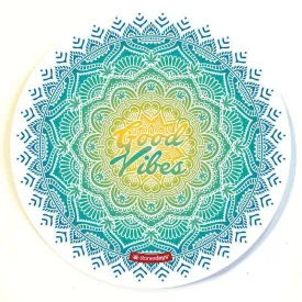 GOOD VIBES MANDALA DAB MAT