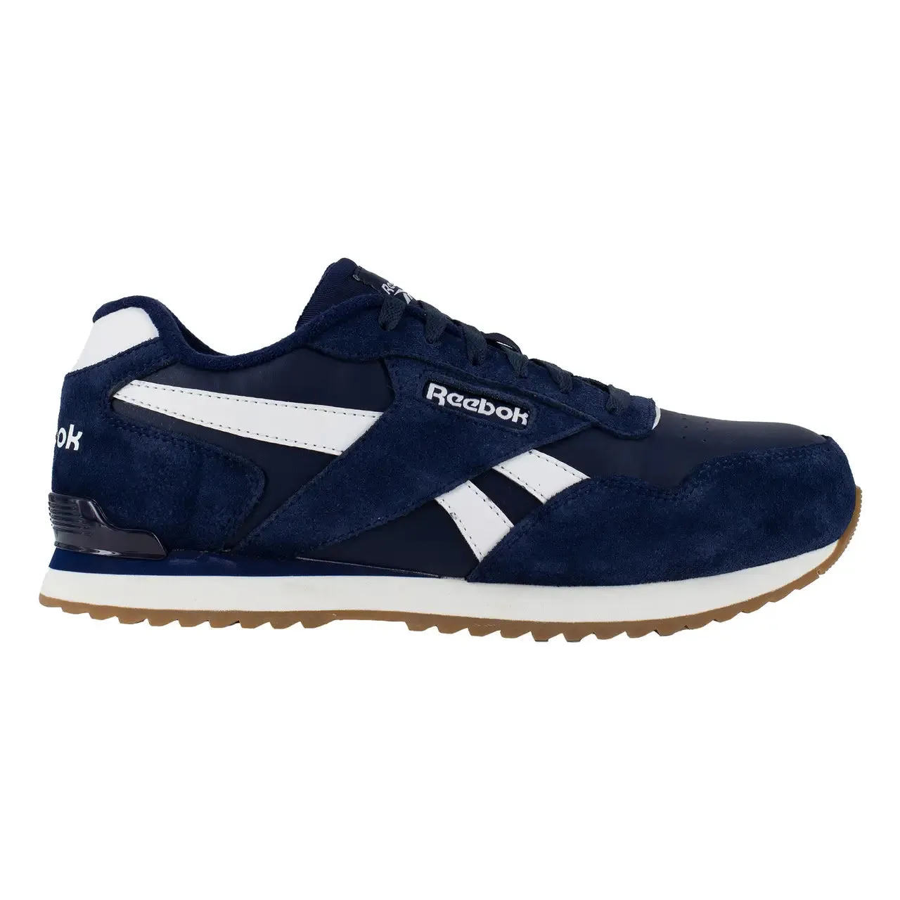 Harman Composite-Toe Athletic Work Shoe Navy/White