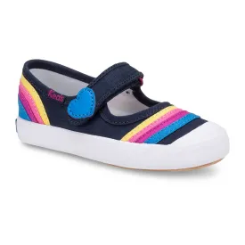 Harper Kid's MJ Canvas Sneaker - Rainbow/Denim