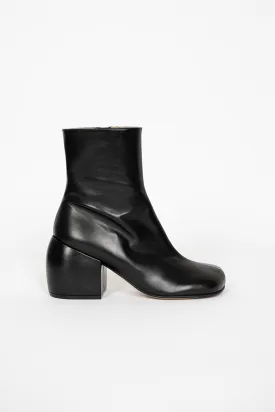 Heeled Half Boot Black