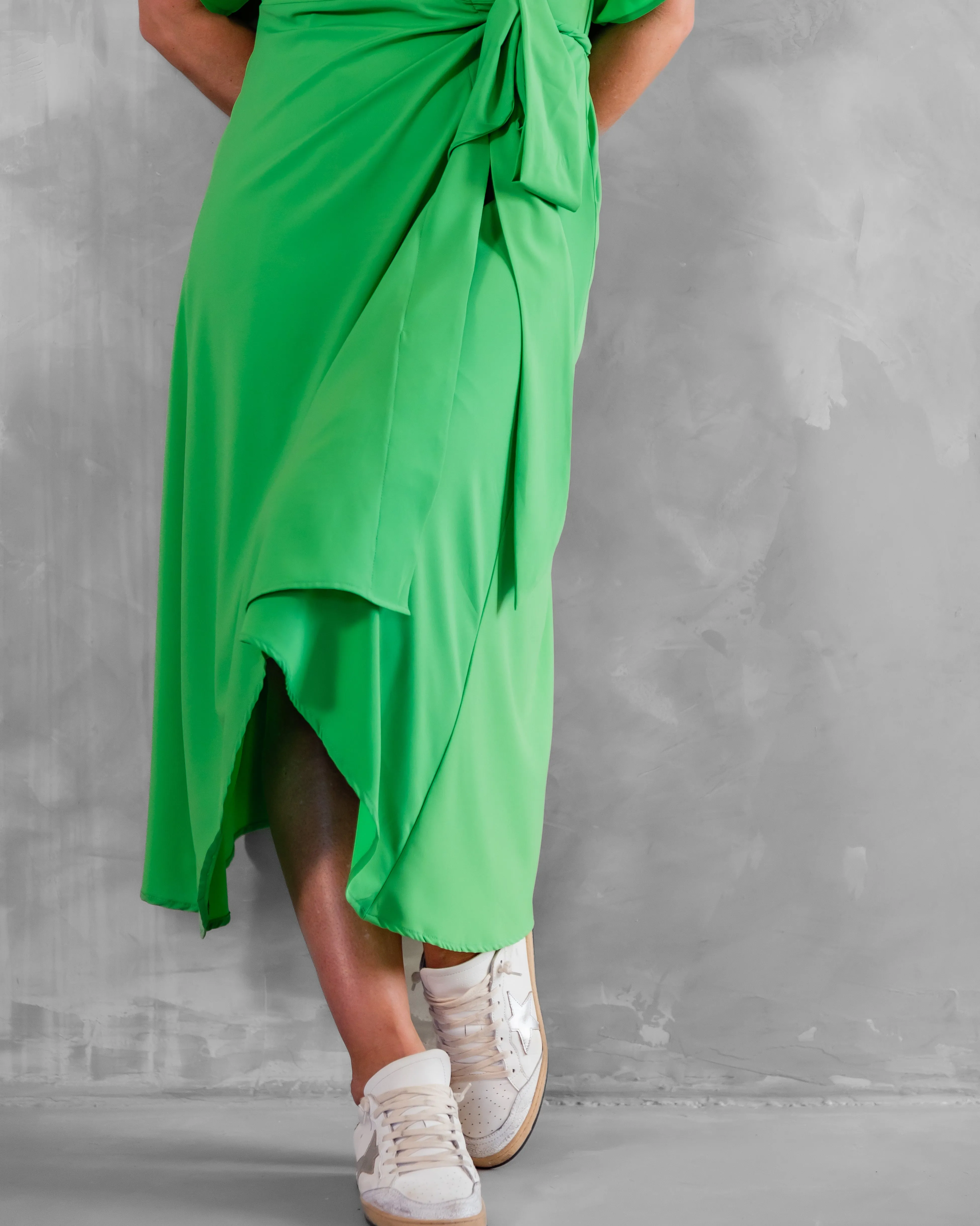 Ivy Wrap Dress | Green