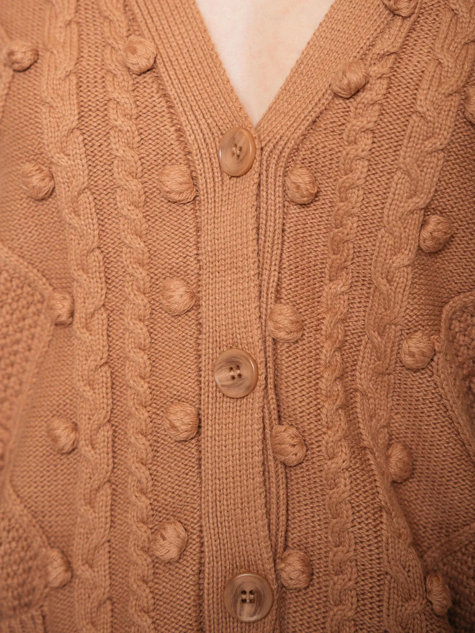 Jackson Rowe Unwind Pom Cardigan | Rose