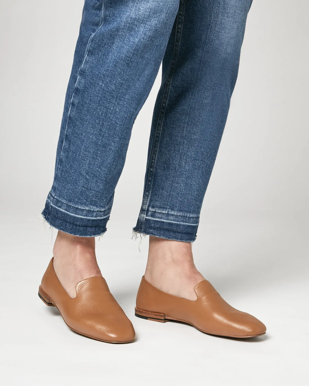 Jane Soft Leather Loafers | Tan