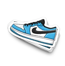 Jordan 1 Low "UNC" Sneaker Sticker