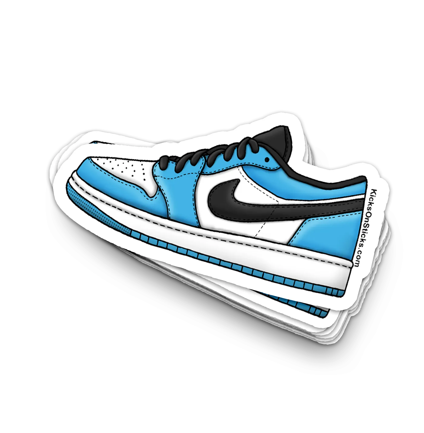 Jordan 1 Low "UNC" Sneaker Sticker