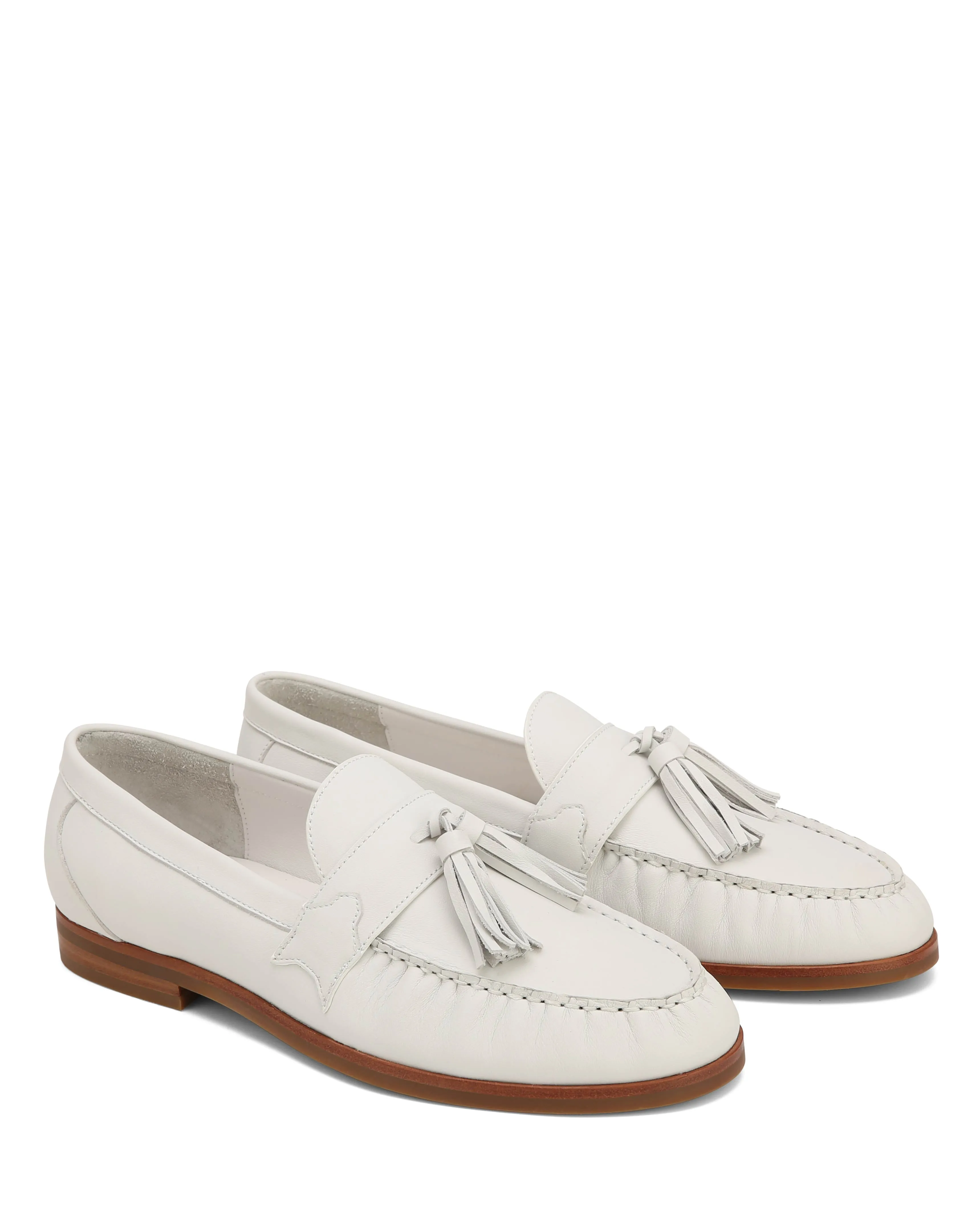 Lido Pure White Wave Cow Suede