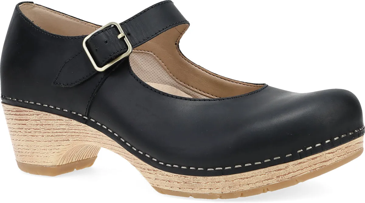 Lilah Black Heel Mary Jane