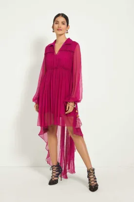 Magenta Layered Dress