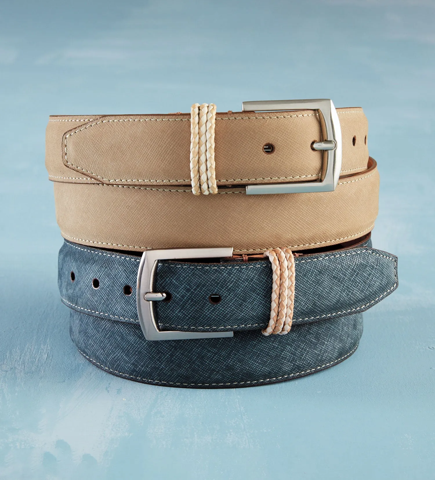 Martin Dingman Ocean Braid Belt