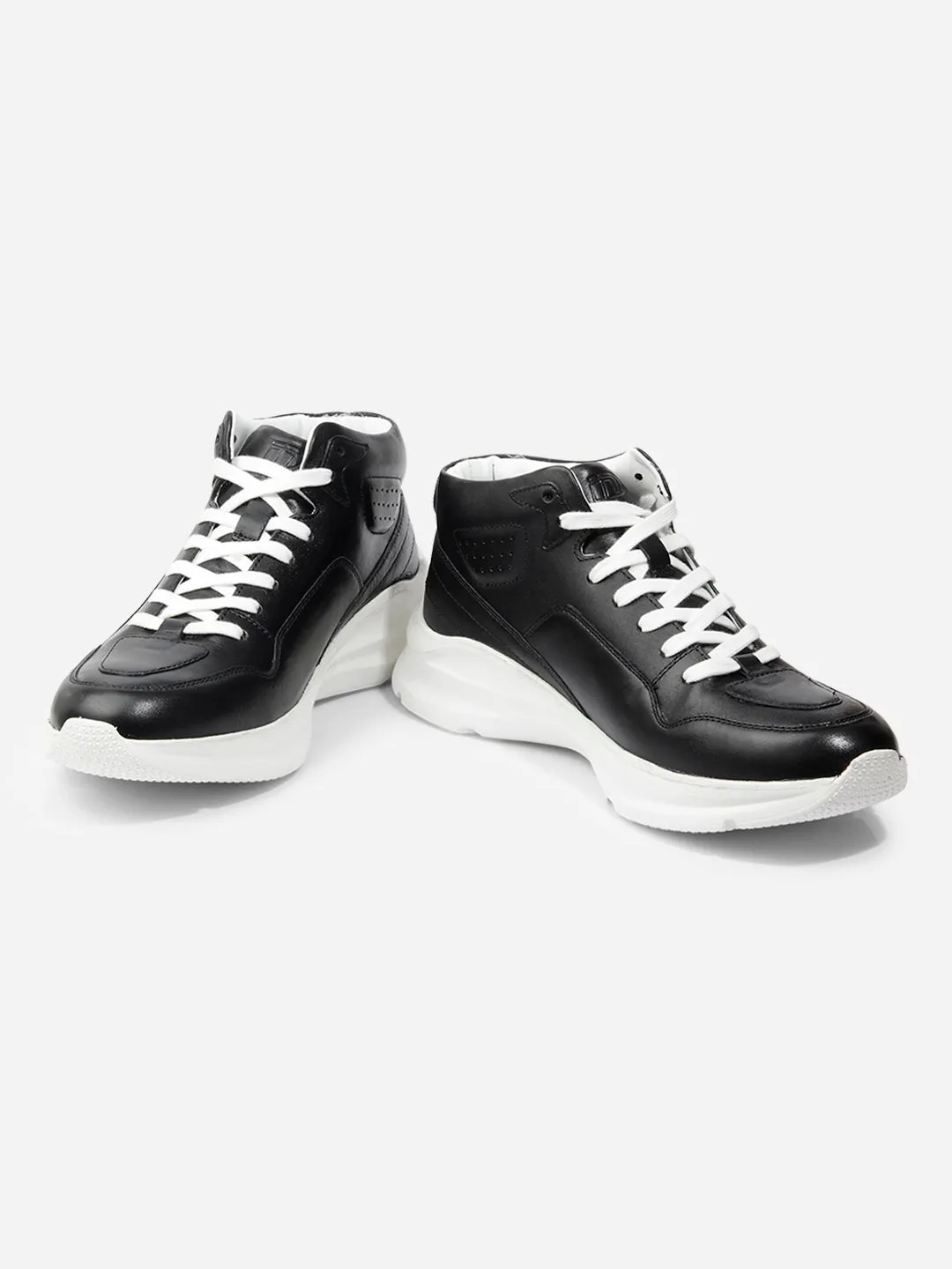 Men Black Leather Sneaker (ID3093)