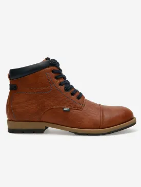 Men's Tan High Top Derby Boot (IX1021)