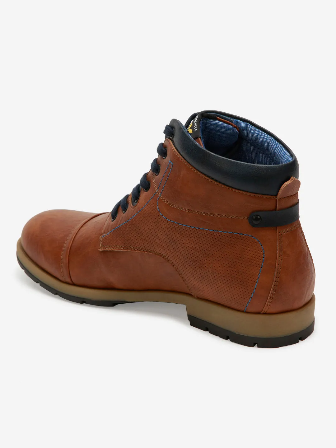 Men's Tan High Top Derby Boot (IX1021)