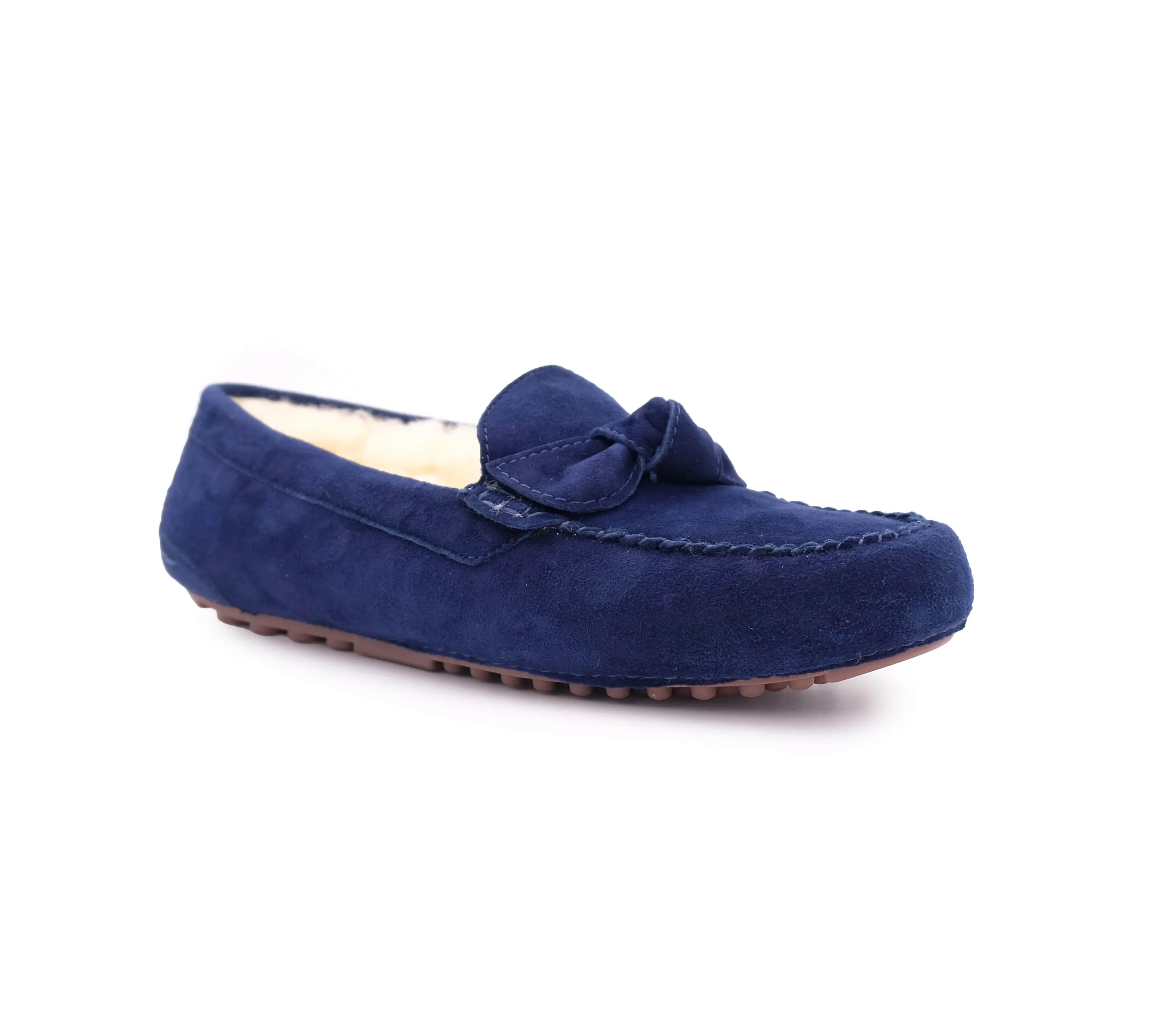 Niki - Water Resistant Leather Suede Loafers for Men, Women - Genuine Australian Sheepskin