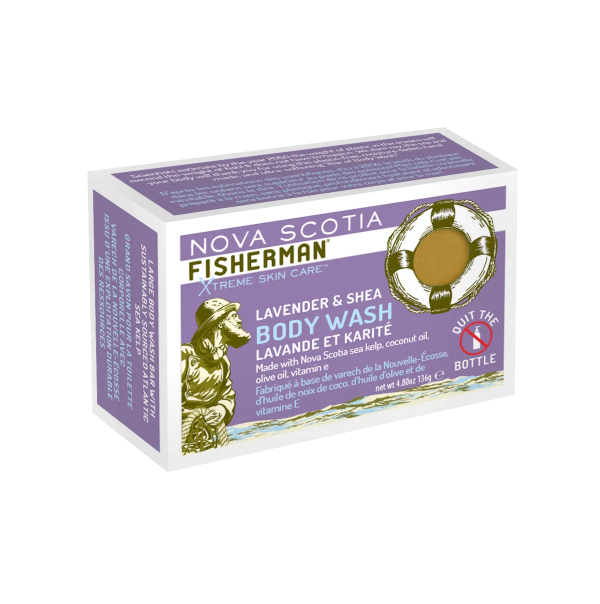 NOVA SCOTIA FISHERMAN  | Lavender & Shea Soap Bar