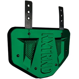 NXTRND B-PLATE® Football Back Plate Chrome Dark Green