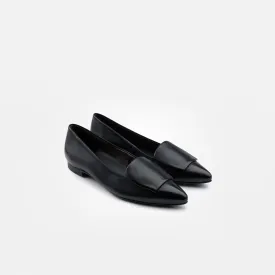 Paul Green Black Supersoft Ballerina Style Shoe