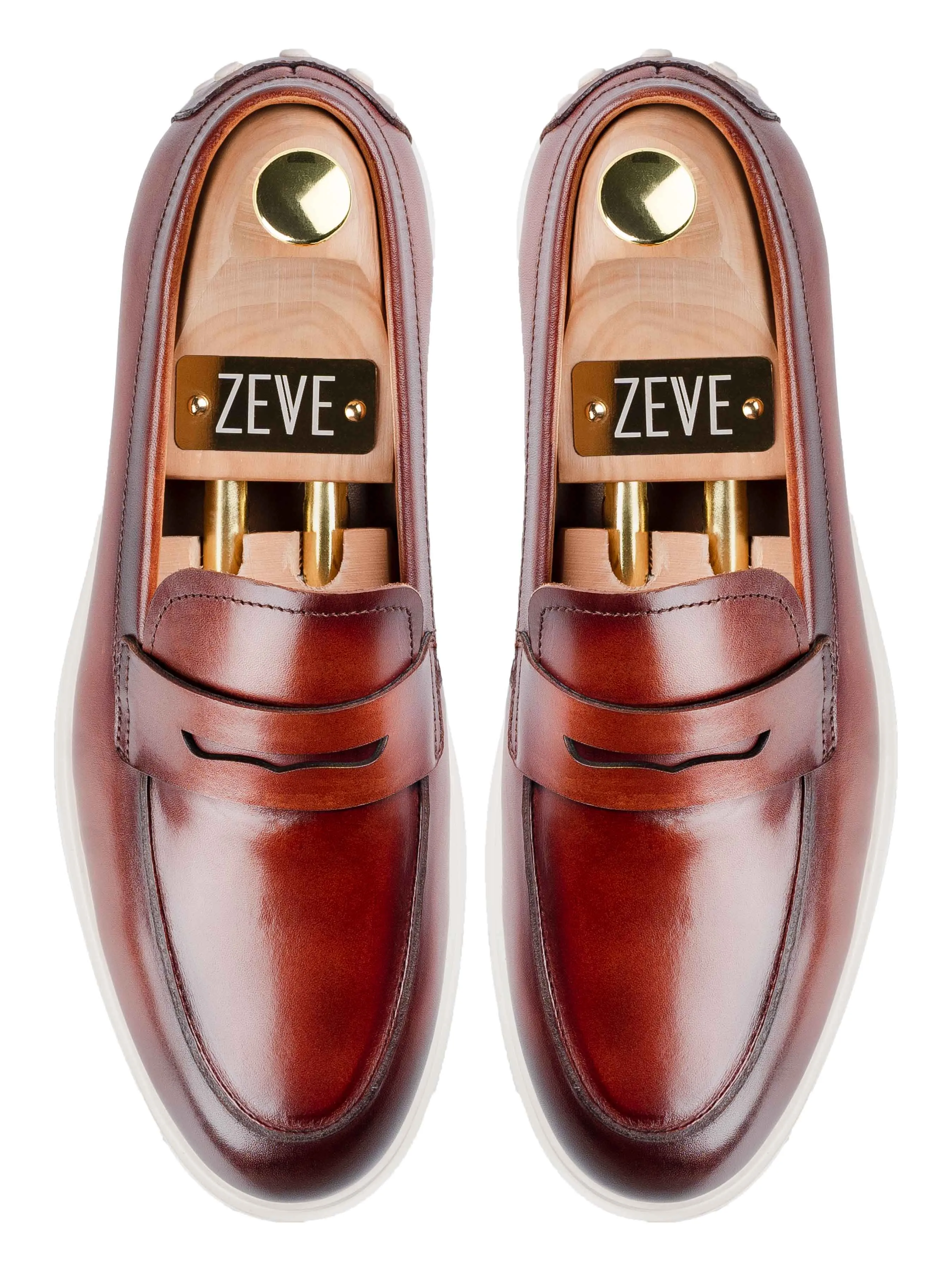 Penny Loafer - Cognac Tan (Chalk Sole)