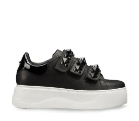 PERRY 3274  LOW W LEATHER BLACK