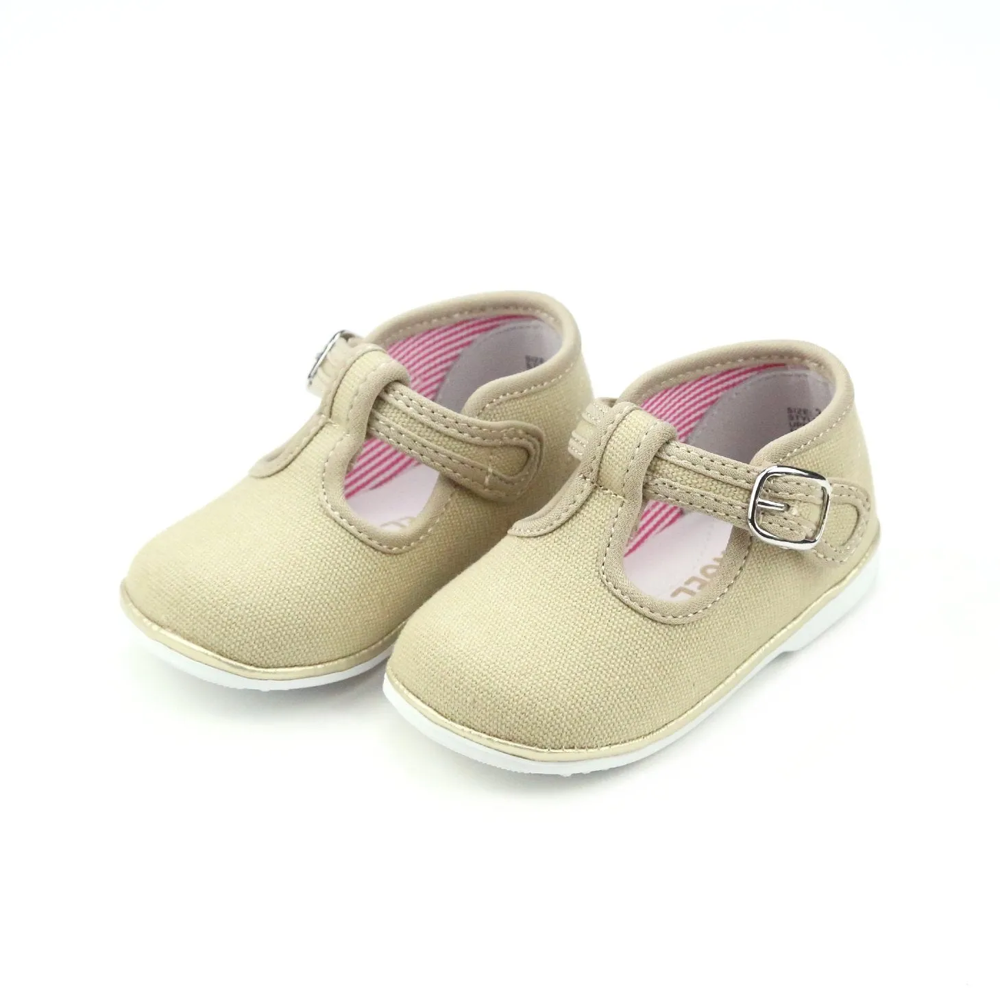 Poppy Canvas T-Strap Mary Jane (Baby)