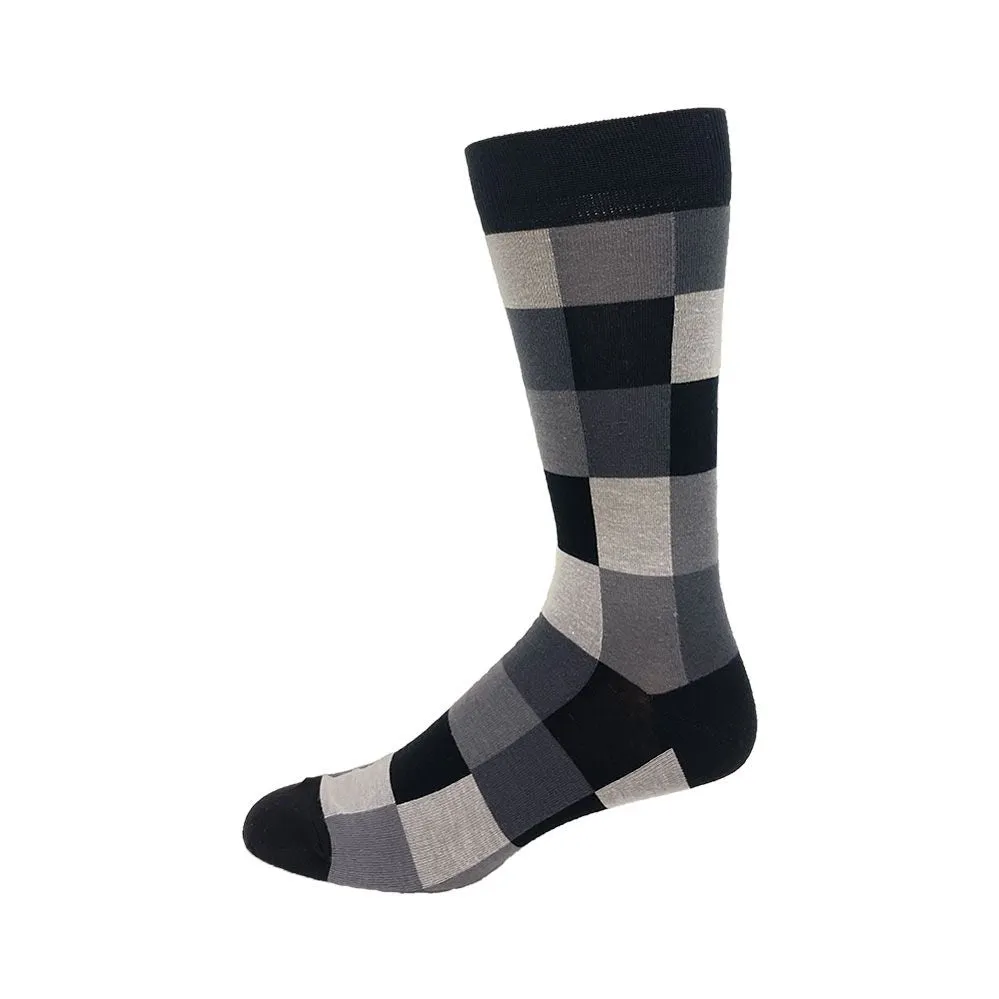 "Rectangular" Bamboo Socks by Vagden - Large