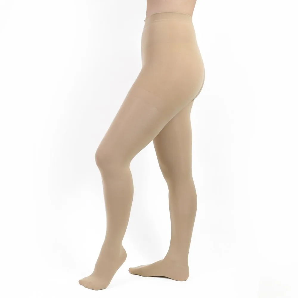 Salvere Opaque, Pantyhose, Closed Toe, 15-20 mmHg