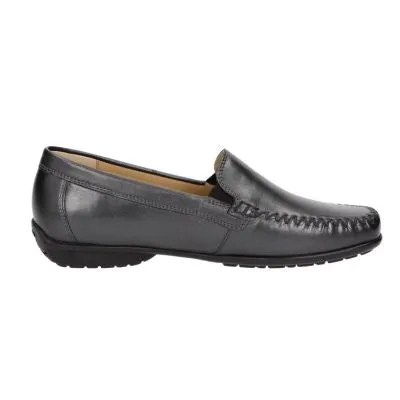 Sioux Cortizia-705-H Black Women's Loafers 69405