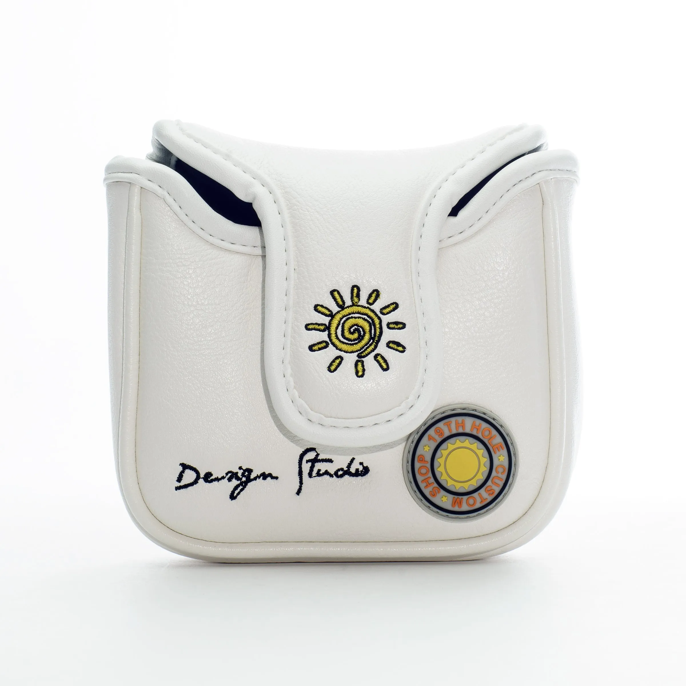 Summer Sun High-MOI Mallet Putter Headcover, White