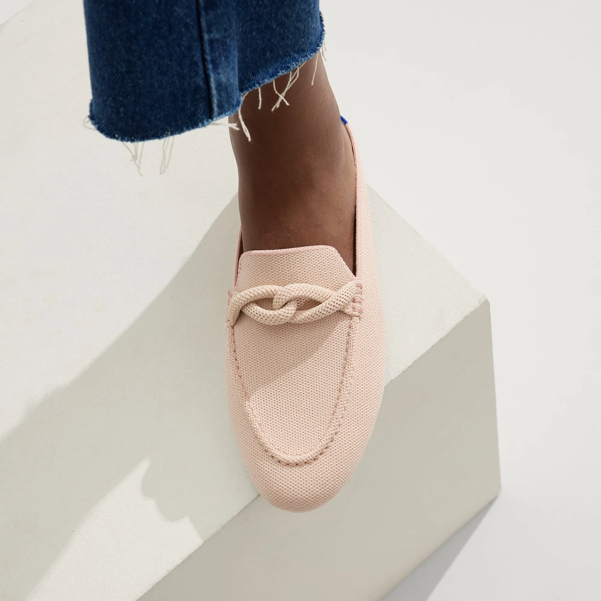 Chic Blush Pink Loafer Mules for Effortless Elegance