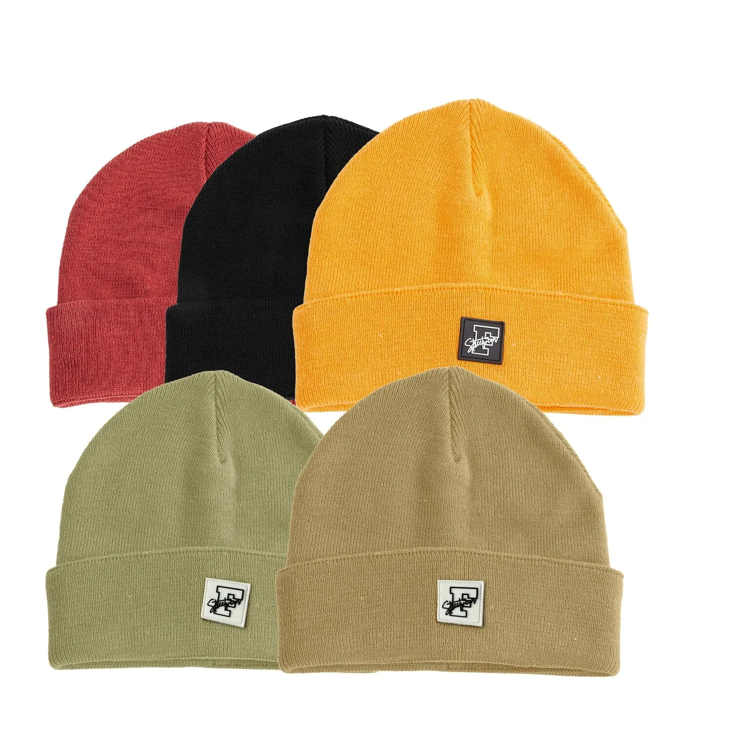 Unisex Fisherman Beanie Pack of 3