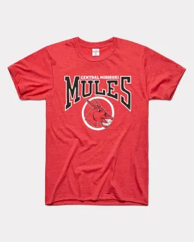 University Of Central Missouri Mules Vintage Red T-Shirt