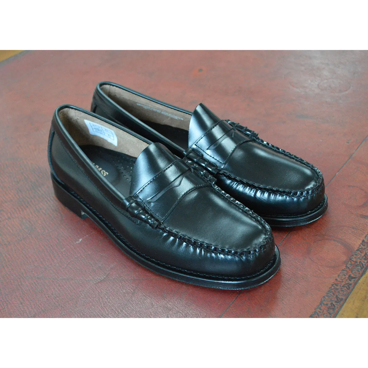 Weejuns Larson Penny Loafers Black Leather