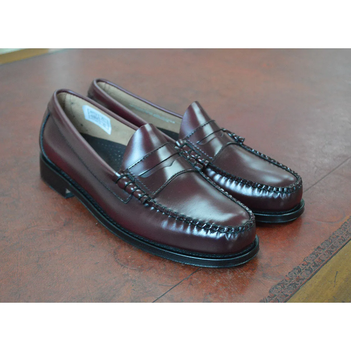 Weejuns Larson Penny Loafers Wine Leather