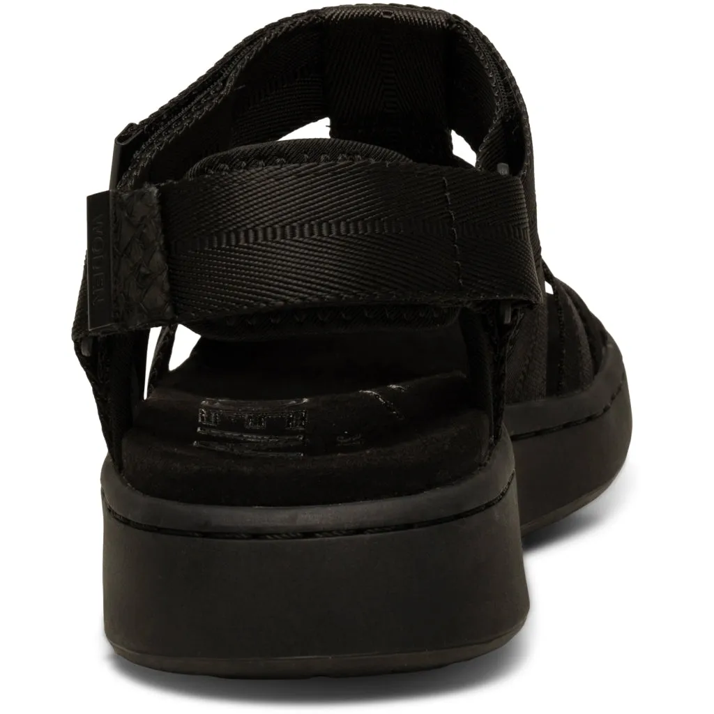 Woden Line Fisherman Sandal - Black